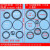 亚德客型SC气缸动活塞防尘维修理包双O80YCC125 63密封圈配件全套 SC160 YCC型维修包 13只装
