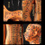 科睿才针灸穴位人体模型人十二经络图扎针中医小皮人数字刻度铜全身 彩硬质（35cm女）带数字臂活动 15442 