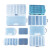 纳仕徳 WS5004抗体孵育盒 实验室孵育盒免疫组化湿盒单格 多格 透明 4#五格蓝扣
