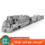 金属不锈钢DIY拼装模型3D迷你立体拼图 装甲列车火车43CM长 银色