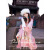 追玥梦少数民族服装高端藏族服装女粉色系冬季藏袍长款藏袍云南丽江四川 衬衣+粉色藏袍 S