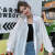 夏季上衣女学生韩版蝙蝠袖雪纺开衫外套百搭薄款上衣 816白色 均码
