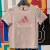 阿迪达斯 （adidas）短袖女装2024夏季新款运动服跑步训练透气舒适时尚休闲圆领T恤衫 IM8886粉色 XL