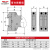 电气熔断器底座熔芯圆筒形rt18-32A64A16A插入式保险丝家用 14*51-2A（10只装）