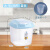 塑料装米桶厨房带盖水箱50斤米缸防潮防虫20斤面粉透明收纳盒 大号-蓝约30斤米/18斤面/18斤猫