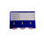 展示分类卡仓库标识牌货架物料标识卡磁性标签库房标识牌货架标牌 蓝色四轮8.8*10Cm
