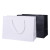 稳斯坦 WST3008 包装袋 （5个）牛皮纸手提袋 白卡纸袋 商务礼品袋 黑卡横排15*12+6