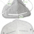 康蕊优斯盾折叠透气防尘口罩KN95防工业粉尘灰粉活性炭喷油漆 白色3D立体口罩50个独立包装 来1安之鱼型KN9 均码
