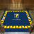 定制定制电梯地毯logo轿厢尺寸星期欢迎光临商用酒店迎宾腈纶地垫 蓝色 薄款可水洗水晶绒/平米