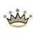 玛萨皇冠香港男士西装胸针胸花领针简约别针装饰创意百搭皇冠 520情人节礼物银色