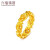 六福珠宝福满传家足金缠枝纹黄金戒指 计价 G23TBGR0002 12号-约6.00克