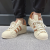 阿迪达斯（adidas）男鞋夏季新款休闲鞋潮流板鞋低帮运动鞋学生小白鞋 IF0504米白棕/三叶草 41