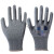 手套劳保皱纹防滑耐磨搬运透气塑胶橡胶结实工作工地防护手套夏季 灰色皱纹12双