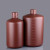 NIKKO塑料瓶大容量大小口试剂瓶广口黑色棕色避光瓶HDPE白色样品 棕大口5L