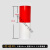 警示桩反光膜交通防撞柱反光贴纸PET电线杆安全隔离标识膜 反光红白120cm高三红三白 一米价格10米以上联系客服