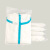 东部工品 防护服养殖场工作服一次性油漆连体连帽防尘防水防臭 贴蓝条/10件 规格 
