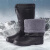 高筒加棉EVA泡沫雨靴冬季男女防水鞋防滑保暖水靴厨房耐油靴 白色中帮EVA(不加棉) 45