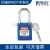 BRADY贝迪 安全挂锁1.5（3.8cm）锁梁，外形紧凑质量轻，一体式“无缝”锁体结构经久耐用 99556 蓝色1把