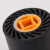 宽选工品 手提拉丝机铝芯橡胶砂布筒橡胶轮拉丝橡胶轮 黄胶芯橡胶轮*101
