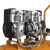 鸣固 无油空压机 220V无油大型低噪空气压缩机喷油漆打气泵 1800W-40L送四件套