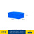 塑料周转箱筐子长方形加厚带盖大号养龟缸储物收纳箱物流胶框胶箱 450160（外径510350170）黄色