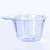 动力瓦特 一次性塑料尿杯 尿杯 标本化验透明尿杯 塑料刻度尿杯（10个） 