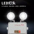 英鹏 GYPEX 防爆应急灯标志灯 led应急照明 安全出口指示疏散灯标志灯双向（大） 220V