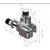 适用工业设备喷码机专用喷头微调支架直线十字滑台xy轴 孔径16银色单轴