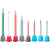 静态AB胶混合管MB点胶枪混料混合搅拌管针头双份组50ML11 101 MB3.2-16S-101针管