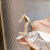 奢驰路易（SECHILOUIS）2024夏新单鞋款仙女风白色中跟高跟一字扣带同款时装珍珠水钻凉鞋 白色(8CM) 35
