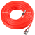 高压气管带快速接头空压机气泵PU气管5*8mm高压软管风管气动直管 EVA 12*8 100米红直管 送