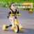 乐的（Luddy）小黄鸭儿童平衡车1一3岁2宝宝小童滑行车滑步车无脚踏溜溜车 护具+小黄鸭