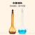 玻璃容量瓶棕色透明A级10251002505001000ml毫升定容瓶实验室器材 湘玻1mL棕色 1个 A级可过检
