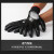山都澳 劳保手套 丁腈浸胶涂层 耐磨 防滑 工地施工防护手套 SD-518黑色(24副装）
