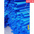 吹膜机专用风管螺旋式抗压蓝色波纹软管伸缩耐高温通风管 内径40mm 2米长