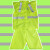 毛巾刀 MJD-14 高防水 高透气 高反光 调车安全雨衣套装(S)  定制 荧光绿 S