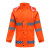 谋福 CNMF 环卫分体式安全警示雨衣套装 橙色 185(180-185) 