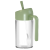 HKNA调料盒玻璃组合调味瓶罐子油壶套装盐罐厨房收纳防潮糖味精瓶 木棉绿 耐热款250毫升*4赠防撞垫+标贴