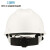 工盾坊 ABS安全帽 工地防砸安全头盔 工作劳保防护V型 白色 D-2101-0001定制