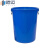 穆运 大号加厚塑料水桶圆桶加厚储水桶工业环卫物业垃圾塑胶桶蓝色 700*550*870mm210L不带盖