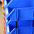 零件盒塑料盒子螺丝盒五金配件分类斜口收纳盒物料盒货架工具盒 红色 C4（400*250*160）斜