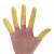 手指套米黄色工业一次性乳胶橡胶劳保加厚光滑无粉尘手指套 进口米黄500克（中号）