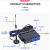 无线IO模拟量模块433串口以太网rs485/232收发数传电台 远程双信号RS232/485-LORA-T(10米