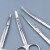 赫思迪格 JG-287 实验用剪刀 不锈钢剪 手术剪刀 直尖弯尖 多功能绷带剪手术剪 手术弯尖12.5cm