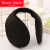 LISM隔音耳套睡觉专用耳罩可侧睡 睡眠用的防噪音保暖护耳朵防冻耳 黑色1个