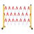 ASNSMVV电力安全绝缘伸缩围栏施工围栏玻璃钢管式圆管可移动隔离栏防护栏 高1.2*2米长红白色