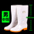 耐油耐酸碱化工厂专用劳保鞋靴中高筒耐磨男雨靴女防油碱水靴 男士 中筒(30.5厘米) 39