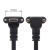 螺丝USB-C数据线Type-C锁紧适用RealSense R200 SR300 D415 D435 直头带螺丝 1m