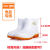 大码白色雨鞋食品厂工作雨靴防滑食品卫生靴防油加绒加棉保暖水鞋 509高筒白色加厚款 39