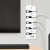 康加福新国标分控开关插排插线板多功能USB插座一转多孔家用办公插板带长线扩展电源转换器多用拖接线板 608（八位分控开关带3USB） 5.8米
